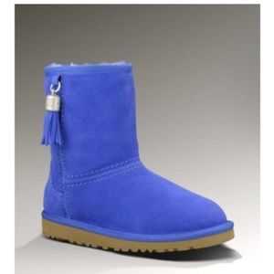Sapphire blue tassel authentic Uggs